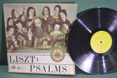 Пластинка виниловая 1 lp. Ференц Лист, Псалмы. Lizst, Psalms. Qualiton, Венгрия. 