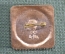 Знак, значок "Стельба из лука. Виды спорта. Мишень". Легкий металл. СССР.