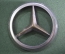 Знак эмблема "Мерседес Mercedes". Тяжелый металл. Германия. 1950-е годы.