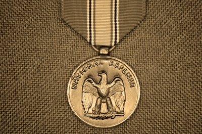  Медаль "National Defense", за службу по защите нации, США, 1960-е годы.