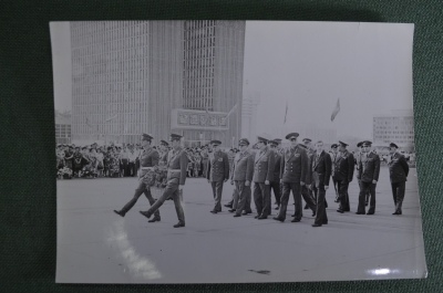 Фотография "Войцех Ярузельский с генералами". Военные. Армия. СССР. #6