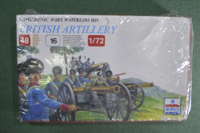 Солдатики коллекционные "Британская Артиллерия войны Наполеон Ватерлоо 1815". ESCI. США. 1980 гг.
