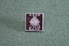 Знак значок "ВДНХ ВСХВ Спутник". Космос. СССР.