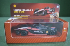 Машинка игрушечная bluetooth "Shell Nissan Formula E". Коробка.