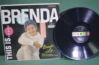 Пластинка виниловая "This is Brenda, Brenda Lee". Бренда ли. Decca. Винил 1 lp.