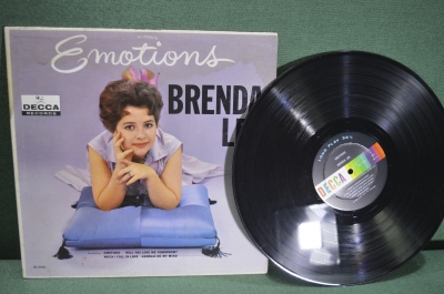 Пластинка виниловая "Emotions. Brenda Lee". Бренда Ли. Decca. Винил 1 lp. 