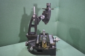 Микроскоп старинный Карл Цейсс. Carl Zeiss Jena. USA Patent. Массивный, рабочий. Интерьер.