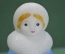 Новогодняя игрушка под елку "Снегурочка малая". Пластмасса. СССР. #1