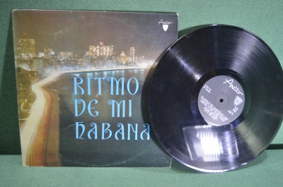 Пластинка "Ritmo de mi Havana". Винил. Areito, Гавана, Куба.