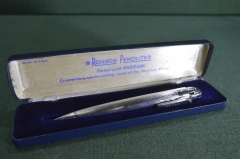 Карандаш "Ронсон", с зажигалкой. Покрыта родием. Ronson Penciliter. Нью-Йорк, США.