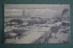 Открытка старинная "Пермь. Вид семинарии и собора, Восточной части города". Российская Империя.