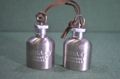 Фляга фляжка миниатюрная "Bulleit Frontier Whiskey". Дозатор для коктейлей. Сцепка 2 шт. Виски. 