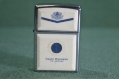 Зажигалка бензиновая "State Express of London". Zippo (или под него). 
