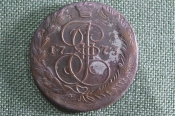 Монета 5 копеек 1773 года ЕМ. Екатерининский пятак. Российская Империя, Екатерина II #2