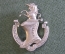 Кокарда полковая знак. Неопознанная. Шлем. Единорог. Бельгия.