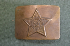 Пряжка, пряга армейская. Звезда. СССР.