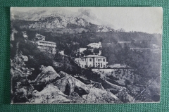 Открытка старинная "Крым. Алупка". Издание Госиздата и Главкурупра. Типо-литография ГОСКИНО. СССР